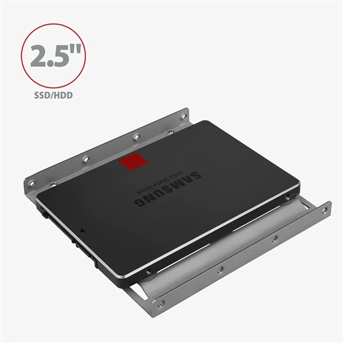 Axagon RHD-125S 3,5"-ről 2,5"-re szürke SSD / HDD beépítő keret #2