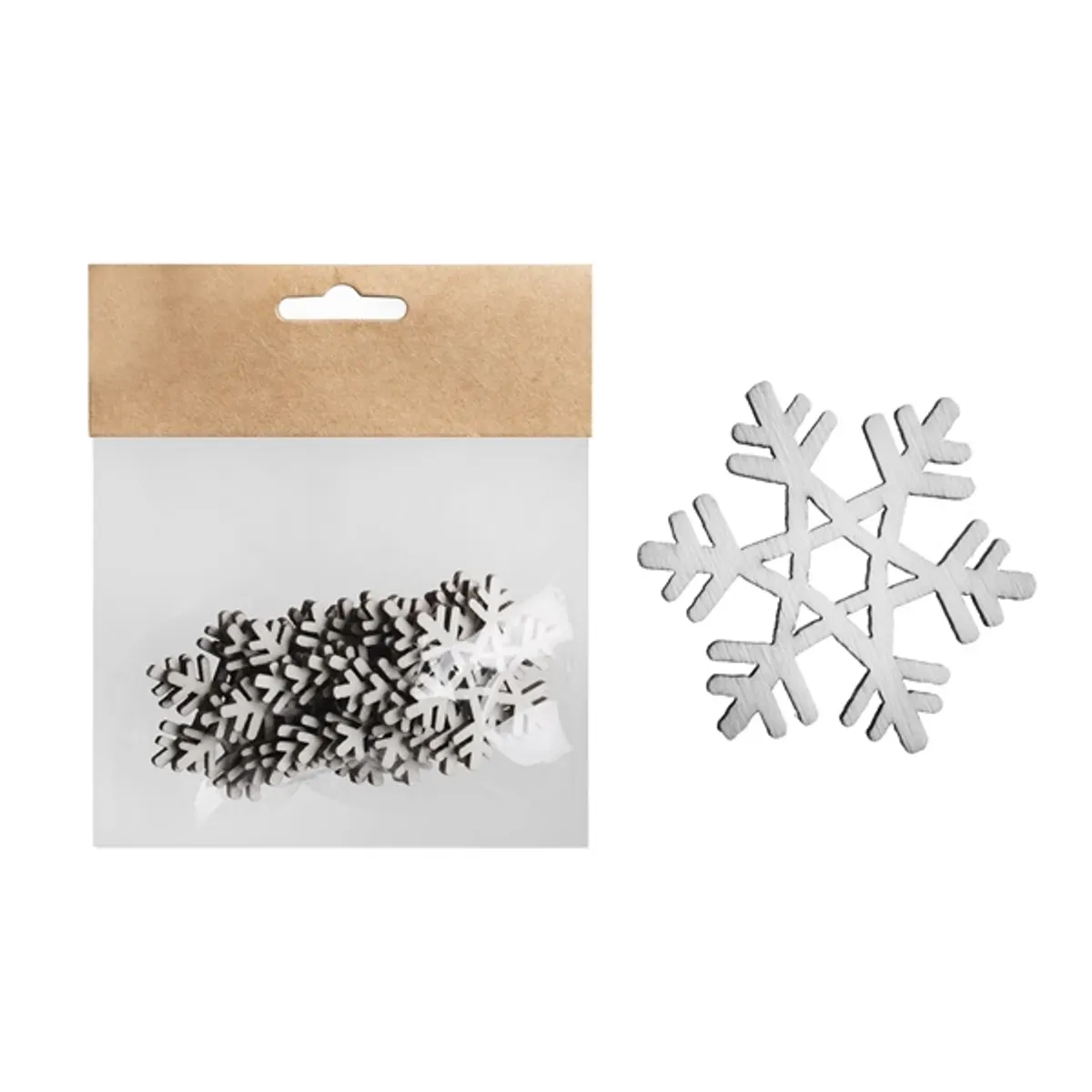 Iris fa hópihe 12db fehér 4*4 cm #1