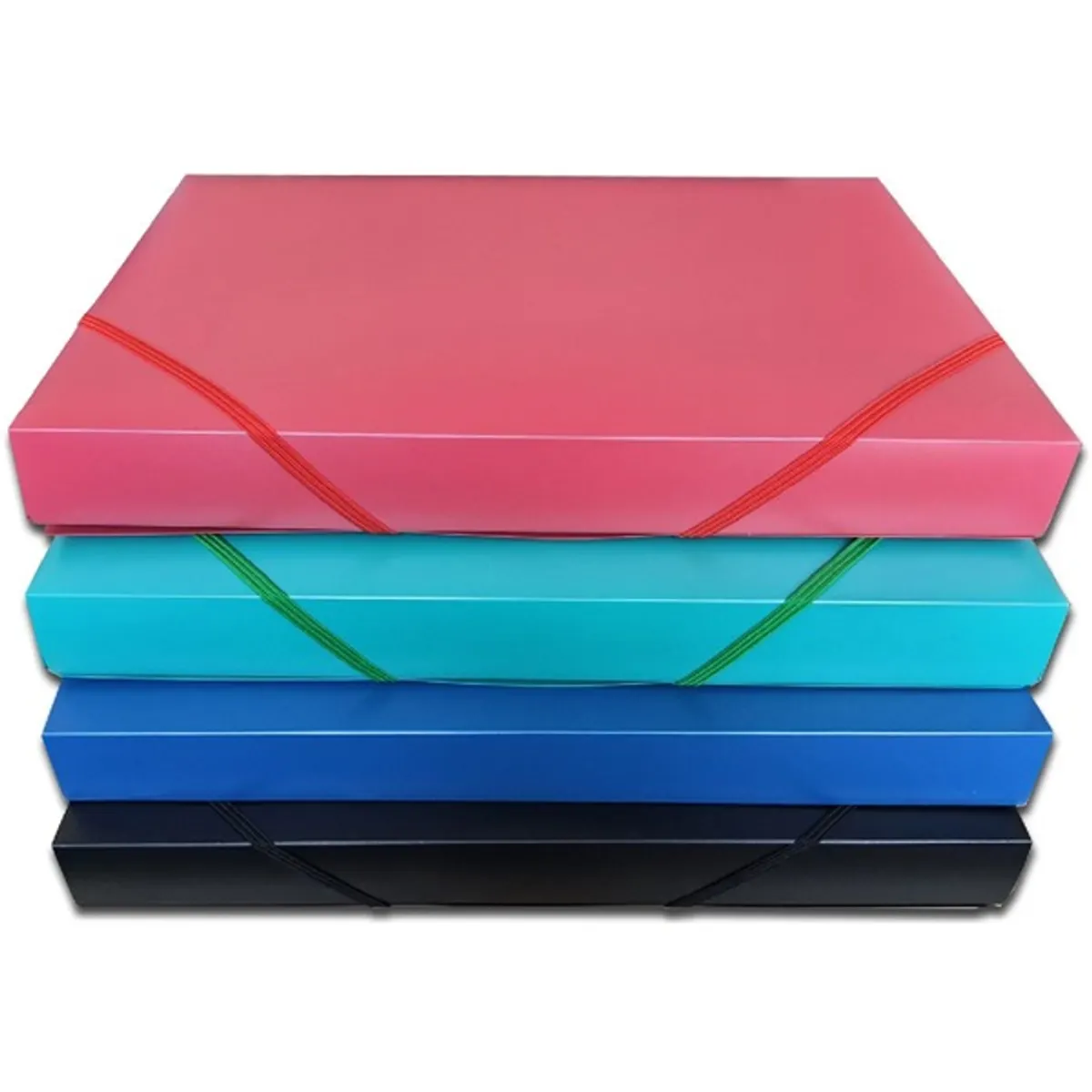 PF A4 3cm zöld PP gumisbox #2