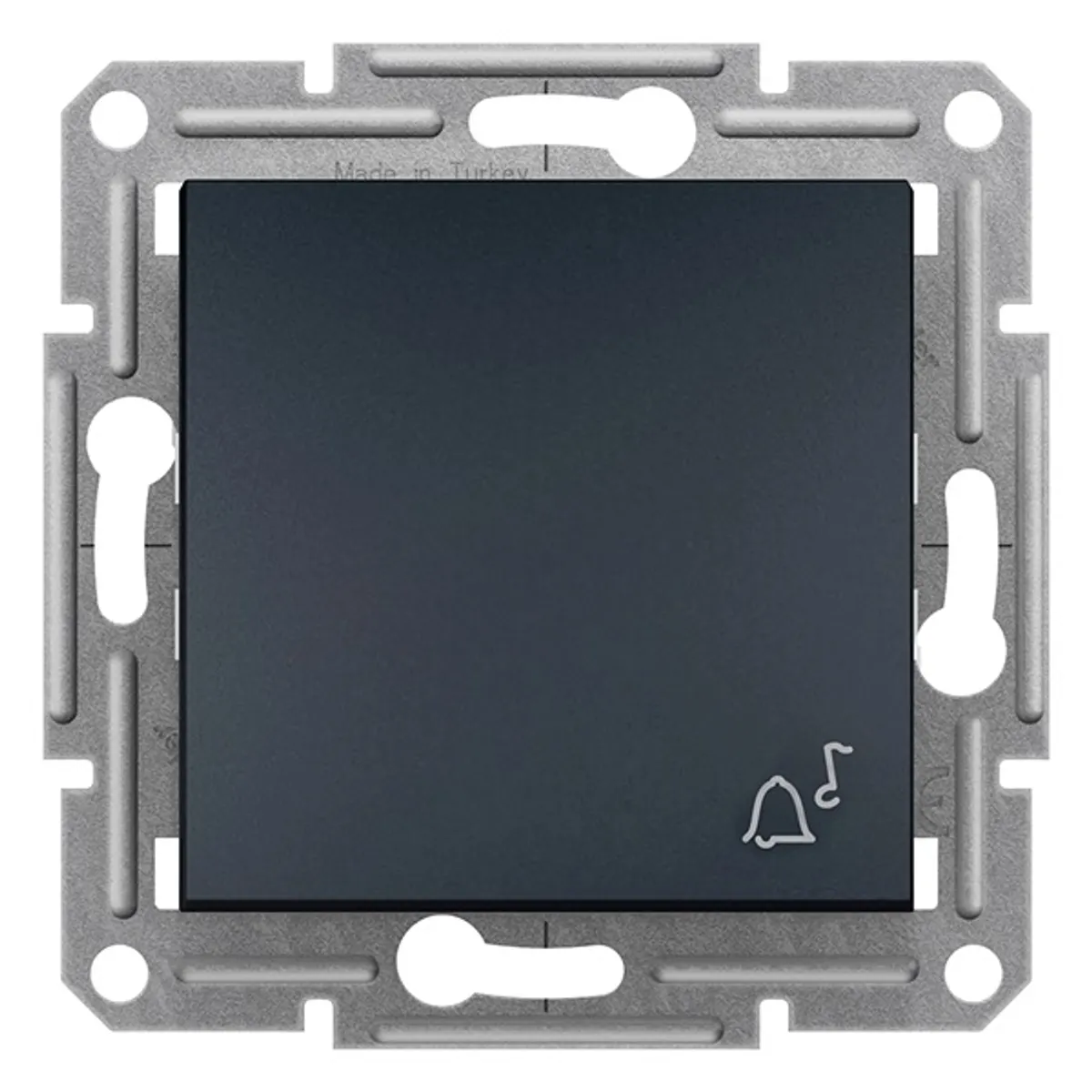 Schneider EPH0800171 ASFORA csengőjel/rugós bekötésű/antracit egypólusú nyomó #1