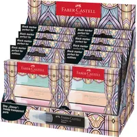 Faber-Castell Glassy 4 db-os pasztell+fekete szövegkiemelő készlet #2