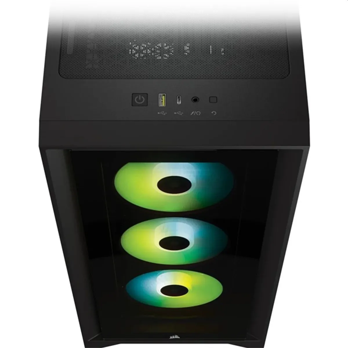 CORSAIR iCUE 4000X RGB fekete számítógépház #3