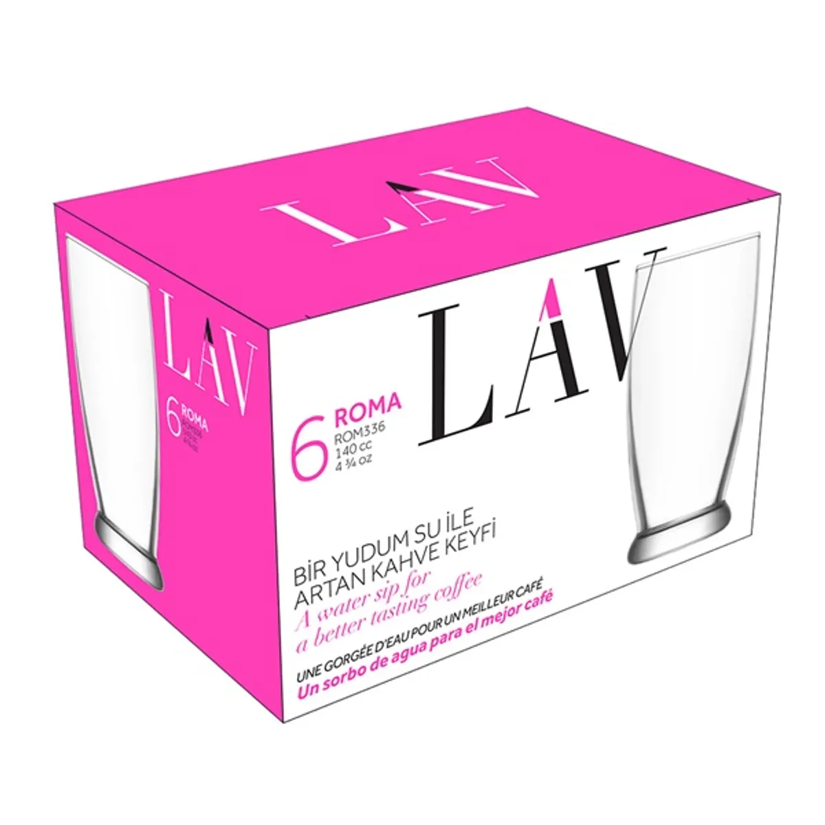 LAV Roma Liqueur 140ml likőrös pohár szett 6 darabos LV-ROM336F #1