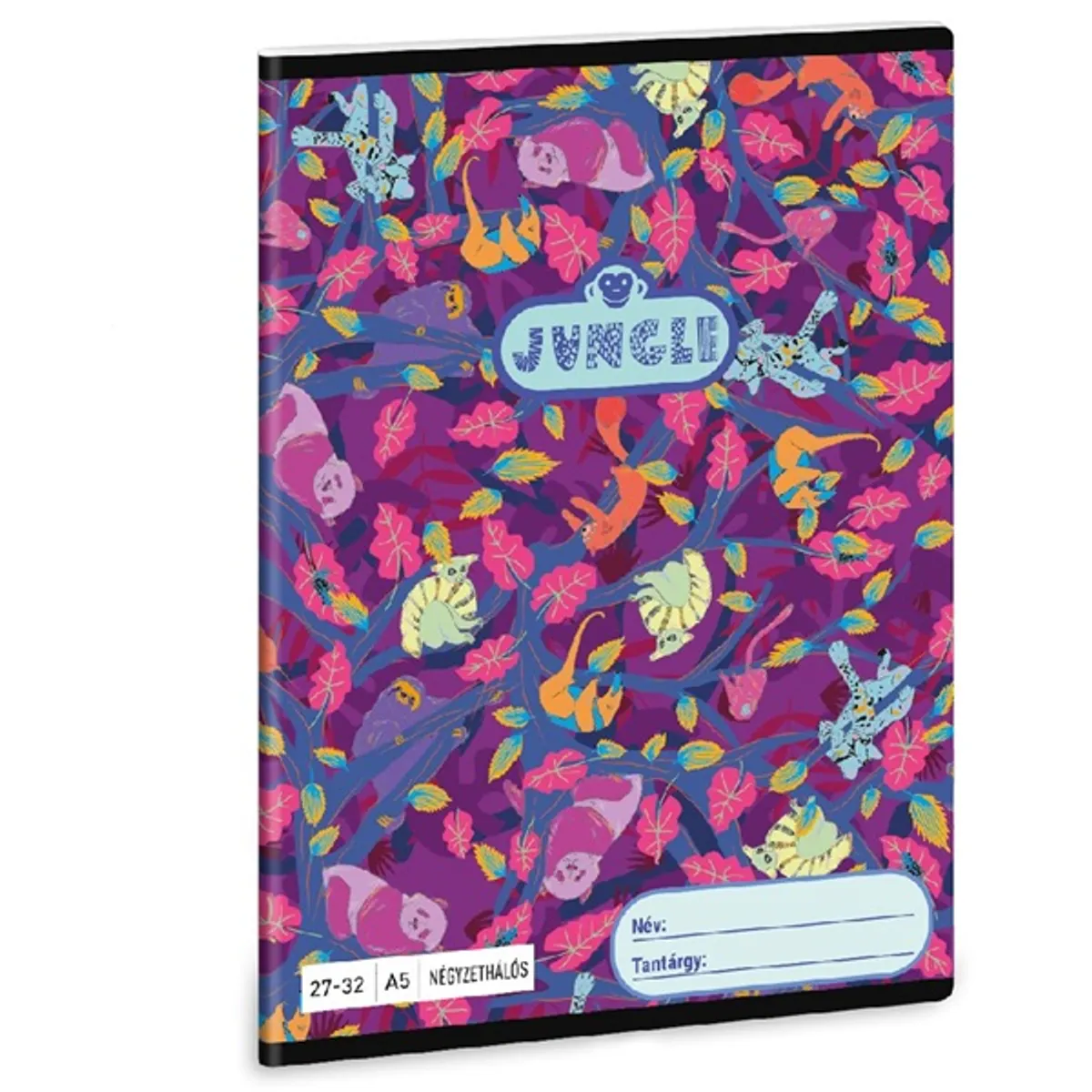 Ars Una Jungle 23 5259 A5 27-32 kockás füzet #1