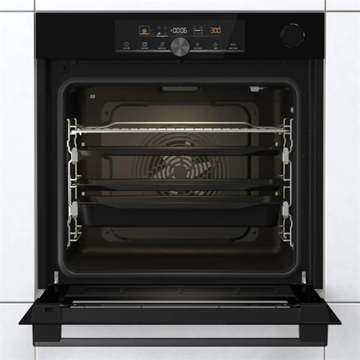 Gorenje BSA6747A04BG fekete, beépíthető, sütőtér:77L, grill, légkeverés, sütő #2