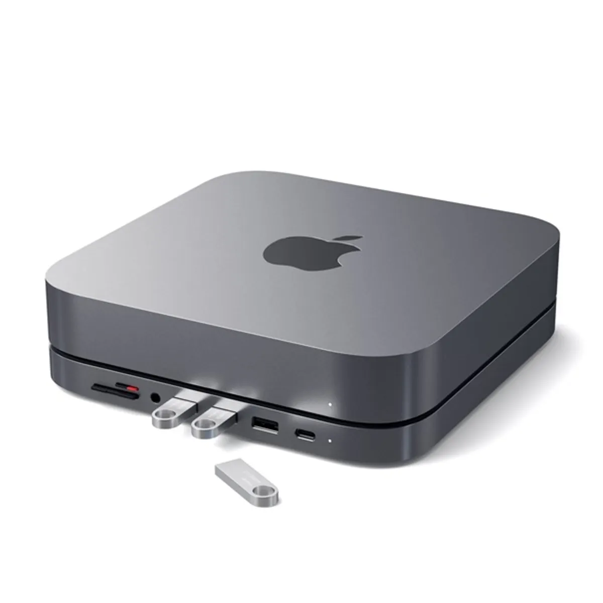 Satechi ST-ABHFM Type-C Mac Mini asztroszürke HUB és állvány #1