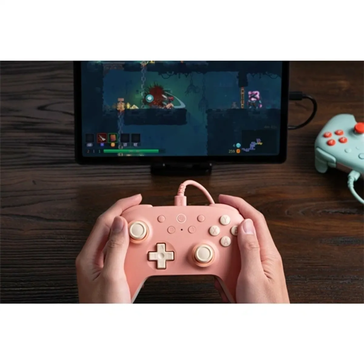 8BitDo Ultimate 2C Wired, PC (Windows), Mobil (Android), 1000Hz, Hall-Effect, barack vezetékes kontroller #5