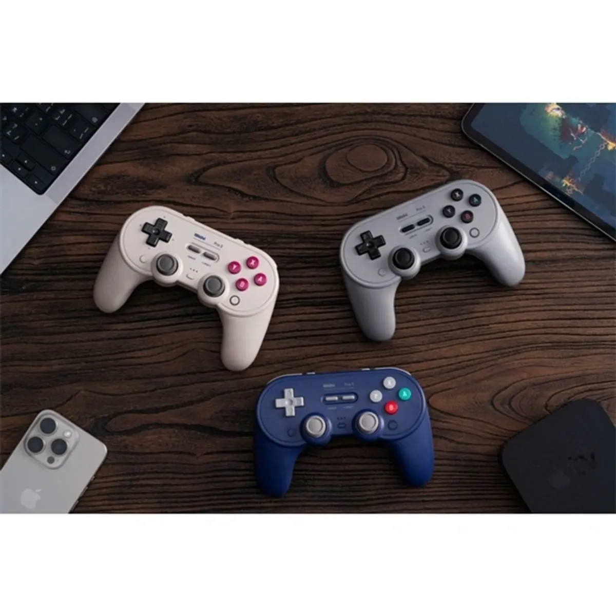 8BitDo Pro 3 Nintendo Switch / Switch 2 / PC / SteamOS / Mobil TMR Joystick lila vezeték nélküli kontroller #10