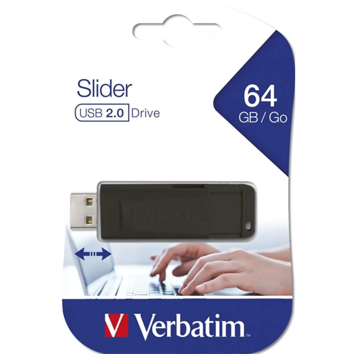 Verbatim 98698 PIN STRIPE 64GB USB 2.0 fekete Flash Drive #3