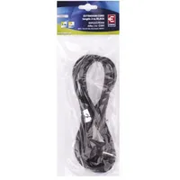 Emos S18372 Flexo 2 méter 3×0,75mm2 fekete szerelhető hálózati kábel #2