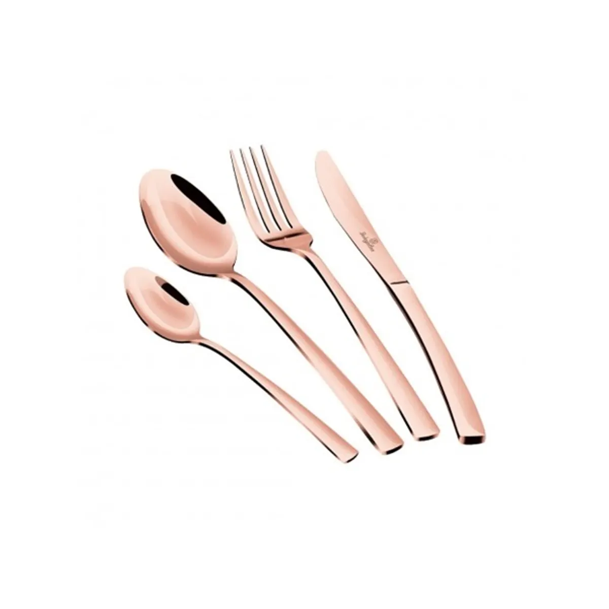 Berlinger Haus BH/2638A fényes rózsaarany 16 részes evőeszköz készlet #1