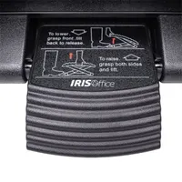 IRISOffice  FR-300-BK fekete lábtámasz #4