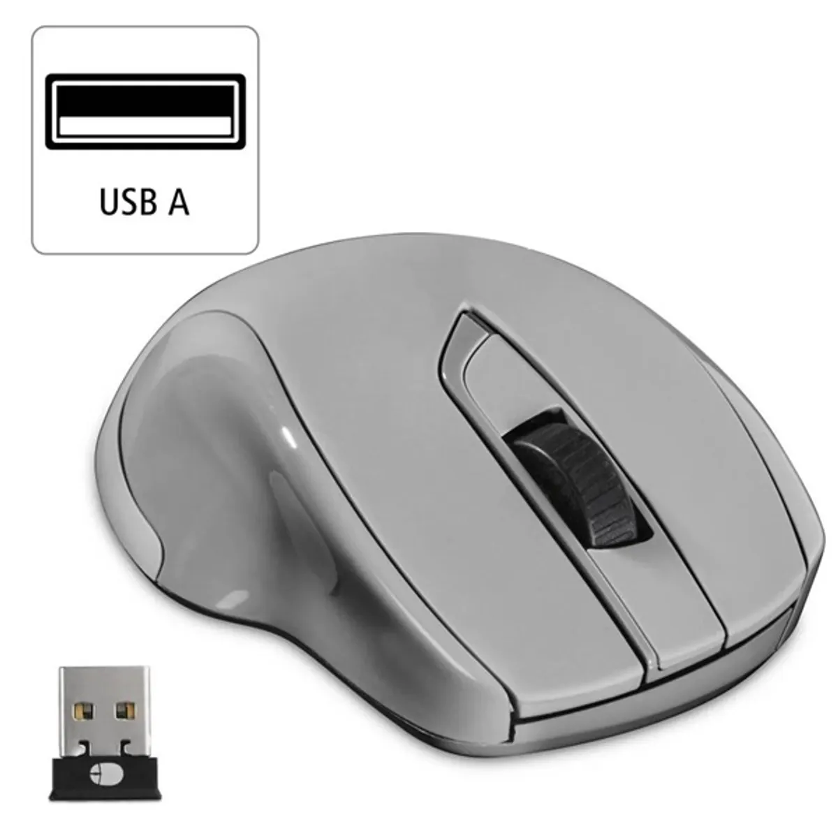 Hama 00173013 MW-800 V2 vezeték nélküli világosszürke egér #4