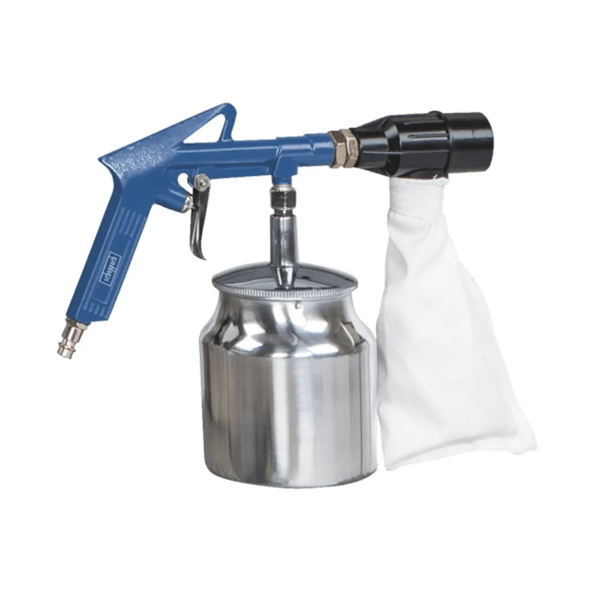 Scheppach 7906100720 szemcsegyűjtős homokfúvó pisztoly #1