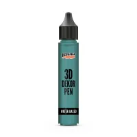 Pentart 30 ml átlátszó smaragdzöld 3D dekortoll