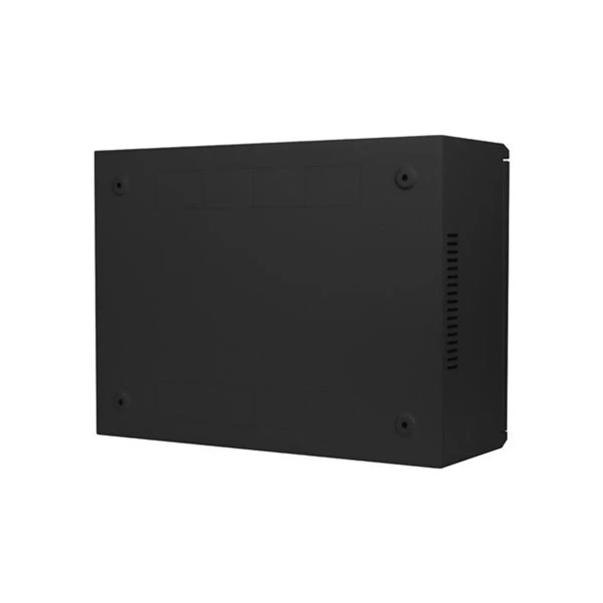 Lanberg 19" 4U+3U SZÉL:540mm MÉLY:200mm MAG:400mm fémajtós fekete fali rack szekrény #10