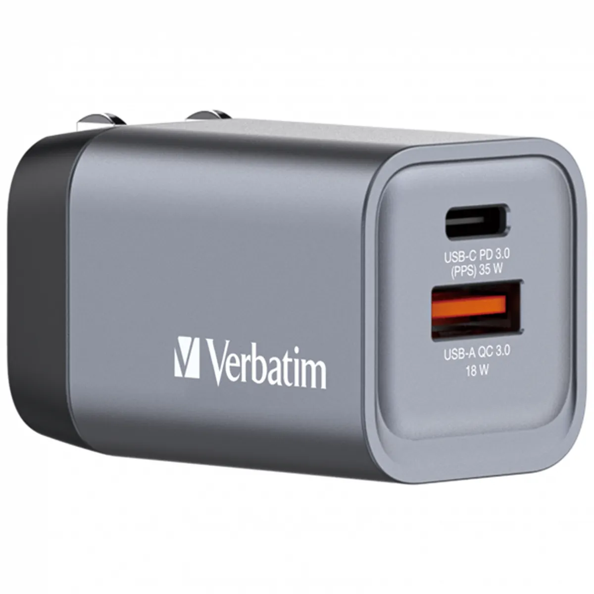 Verbatim 32200 GNC-35 GaN Charger 35W USB Type-A + Type-C hálózati töltő adapter #5