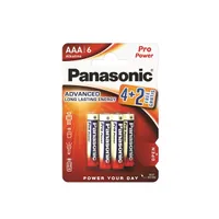 Panasonic LR03PPG/6BP 4+2F 1,5V AAA alkáli tartós mikroceruza elem 6 db/csomag