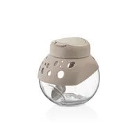 IRIS C-00269 Prisma billenthető üveg tároló kanállal 500ml, antracit, elfántcsont vagy piros színű #3