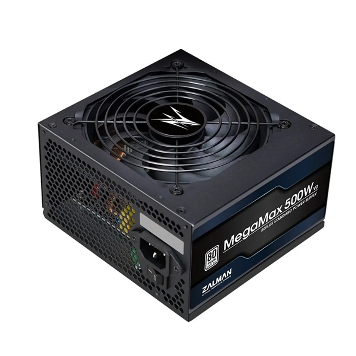 Zalman MegaMax ZM500-TXII(V2) 500W 80+ ventillátorral dobozos tápegység #1