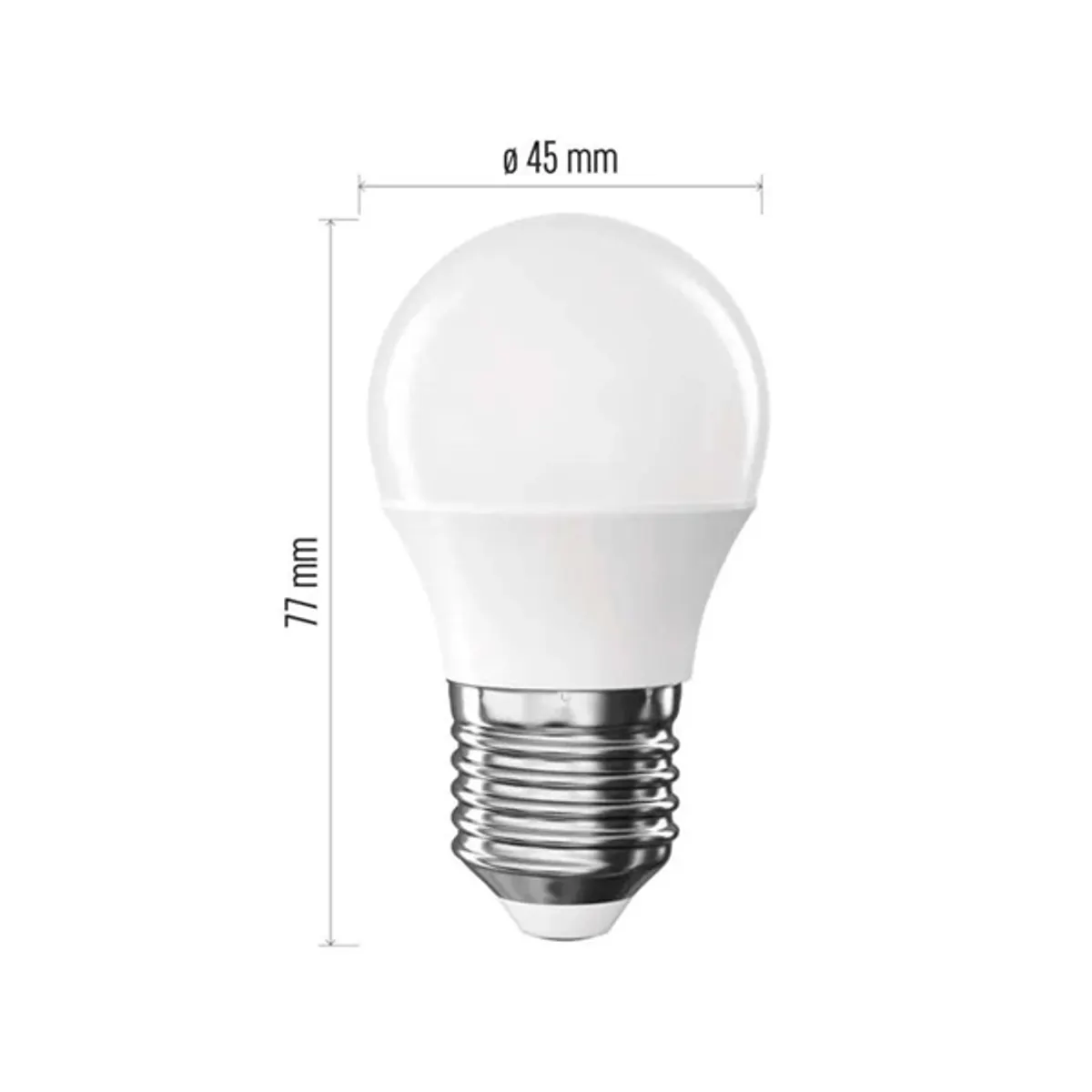 Emos ZQ6E43 Classic Mini Globe E27/6,5 W(60 W)/806 lm /természetes fehér LED izzó #4