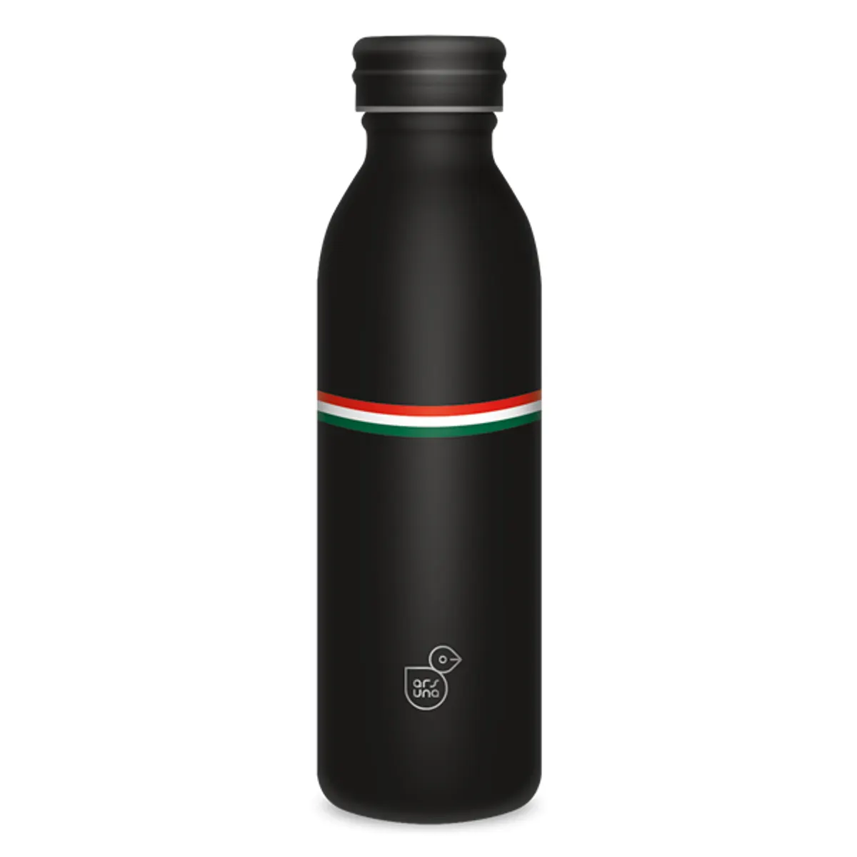 Ars Una 600 ml-es Flag Black 24 (5399) duplafalú fémkulacs #1