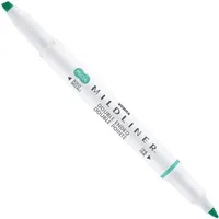 Zebra Mildliner Fluorescent kékeszöld kettős végű szövegkiemelő #3