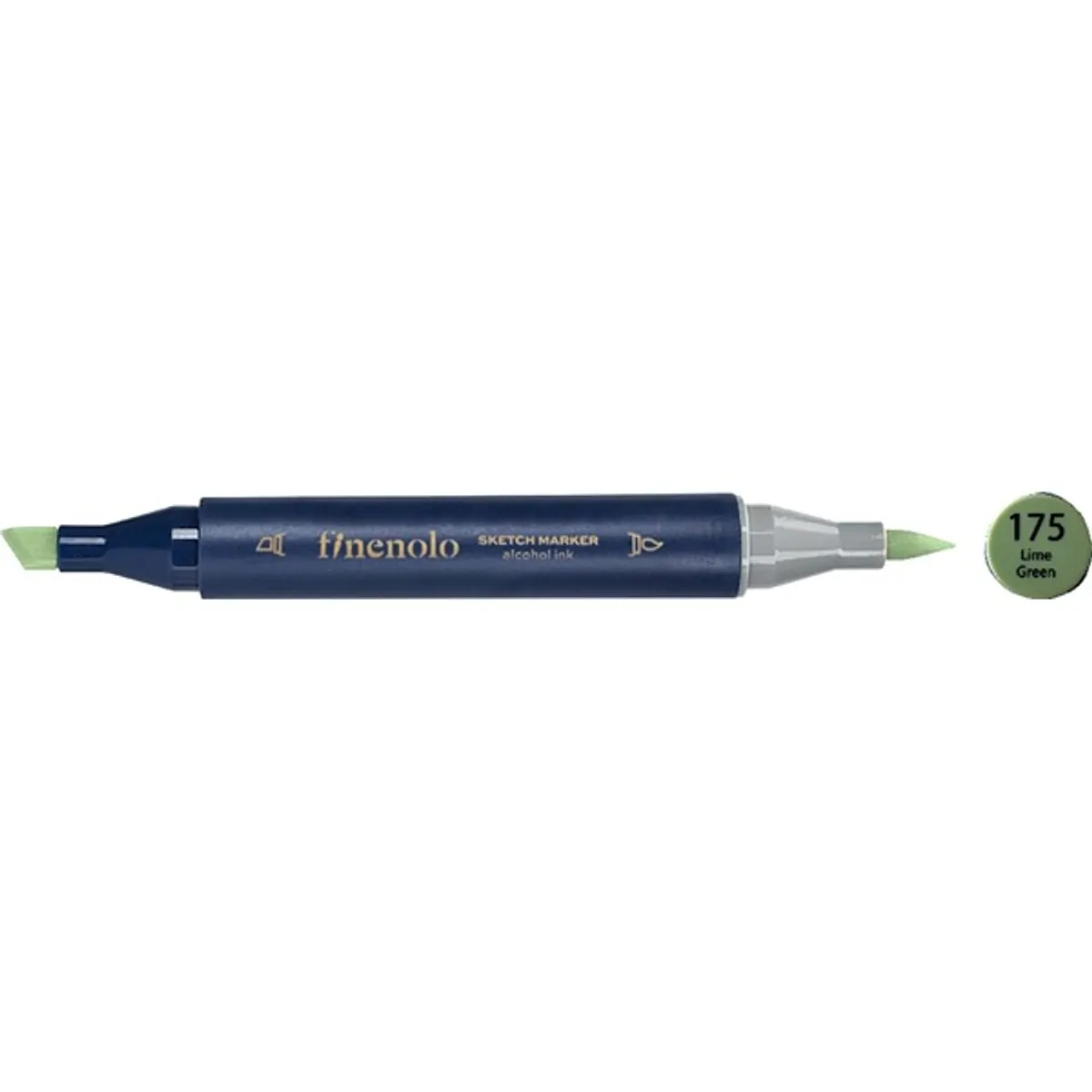 Deli Finenolo 175 - Lime Green kétvégű permanent ART marker #1