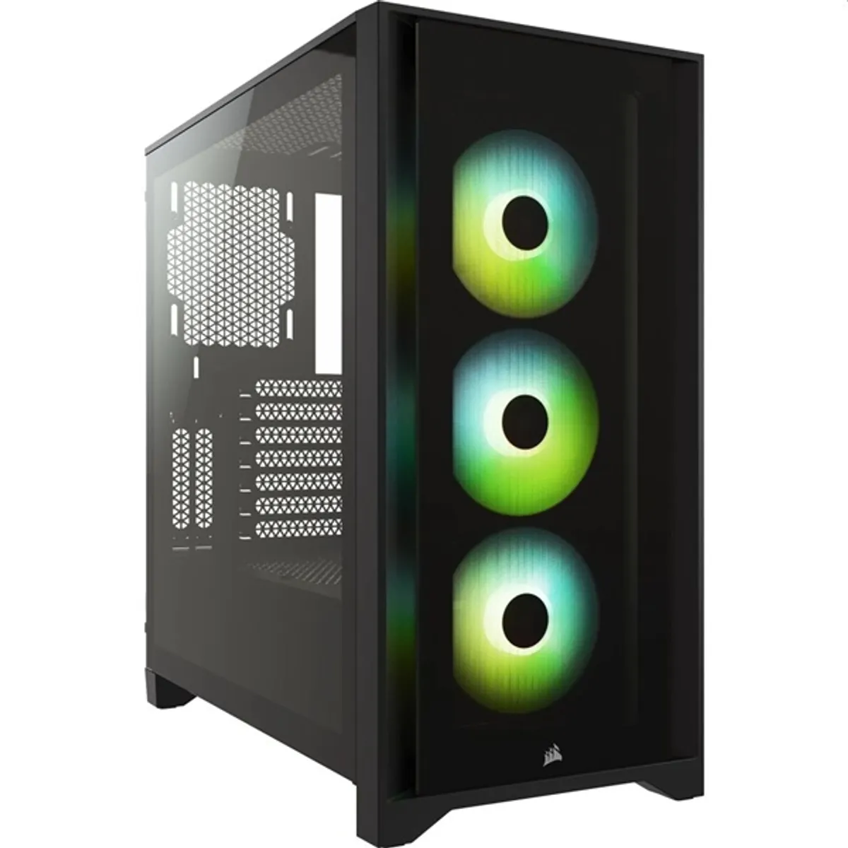 CORSAIR iCUE 4000X RGB fekete számítógépház #1
