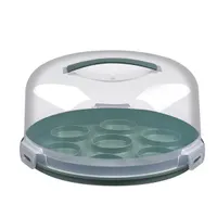 IRIS G-299 TASTY kerek torta és muffintároló és hordozó 28x14,5cm