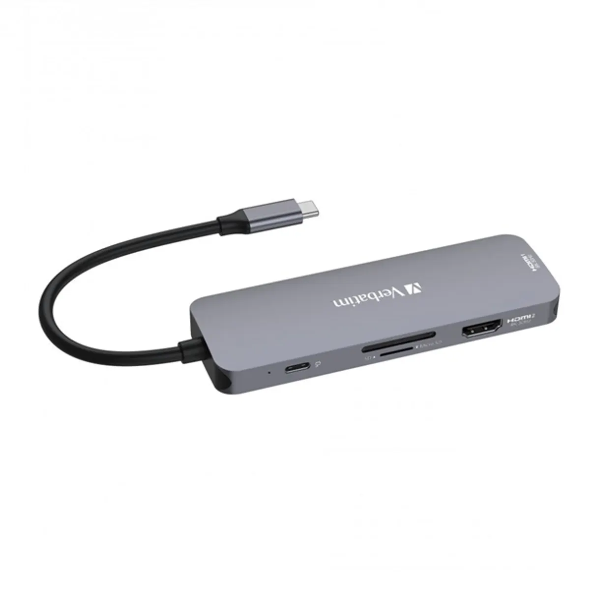 Verbatim 32151 USB-C Pro Multiport CMH-08 8in1 ezüst HUB #1