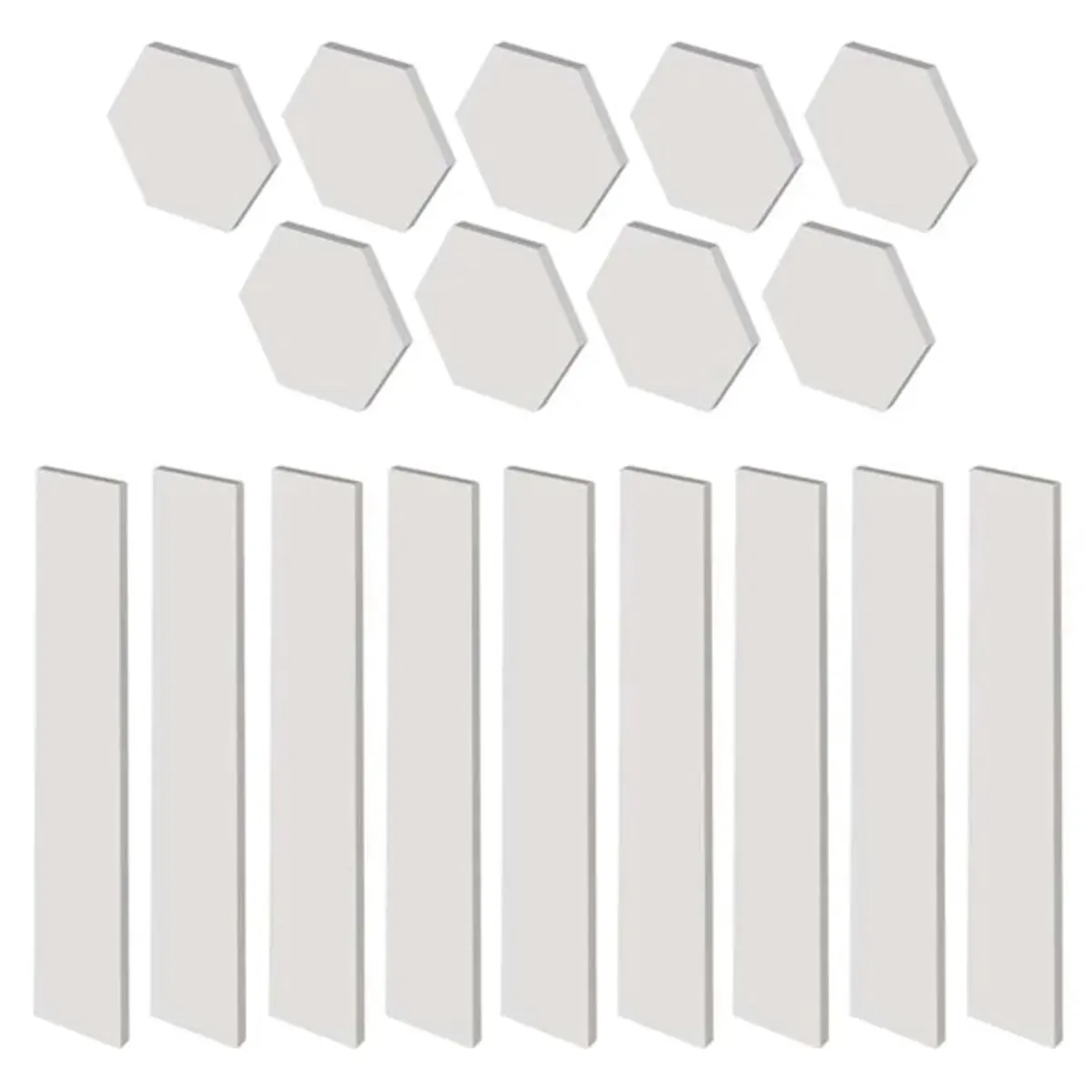 Emos GoSmart Lines fehér, 9 részből álló, 34 W, RGBIC dimmelhető, WiFi LED lámpa #1