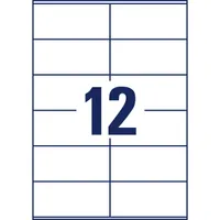 Avery 6175-65 105x48 mm univerzális 50+15 lap 780 db-os etikett #2