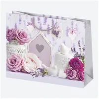 IRIS ajándéktasak, különböző színekben virágok, 300x230x100 mm #5