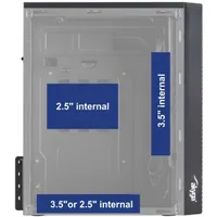 Akyga AK36BK táp nélküli mATX ház #8