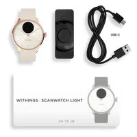 Withings HWA11-model 1 ScanWatch Light 37mm rózsaarany sand okosóra #10