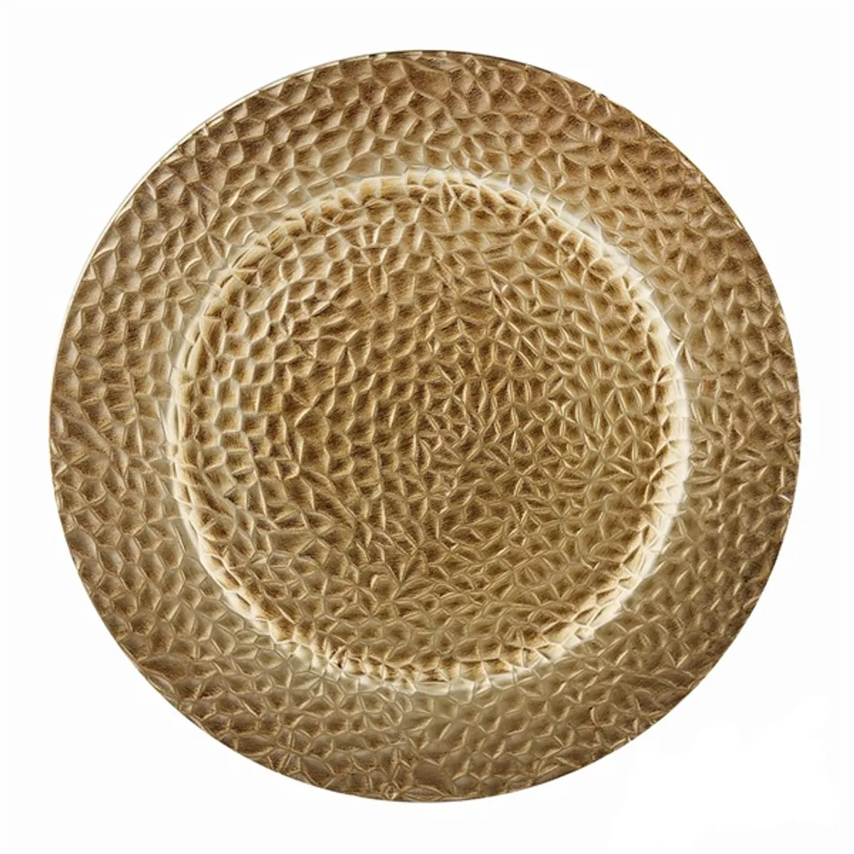 Iris dekor tálca kör 33cm bőr hatású #1