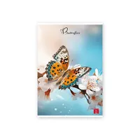 Pigna Butterflies A4 42 lap, tűzött, kockás füzet #8