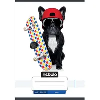 Nebulo Vagány minták A5 20-32 tűzött sima füzet #2