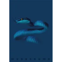 Pigna Monocromo Blue A4 tűzött 38 lapos vonalas füzet #4