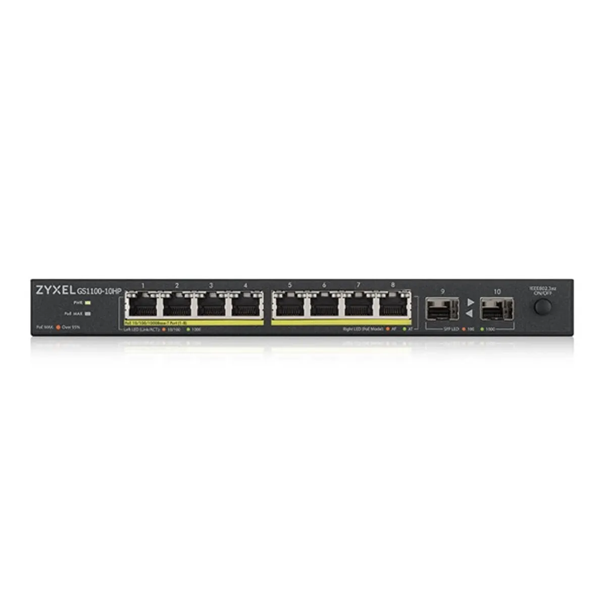 ZyXEL GS1100-10HP 8x GbE LAN PoE (120W) 2x GbE SFP port PoE switch #3