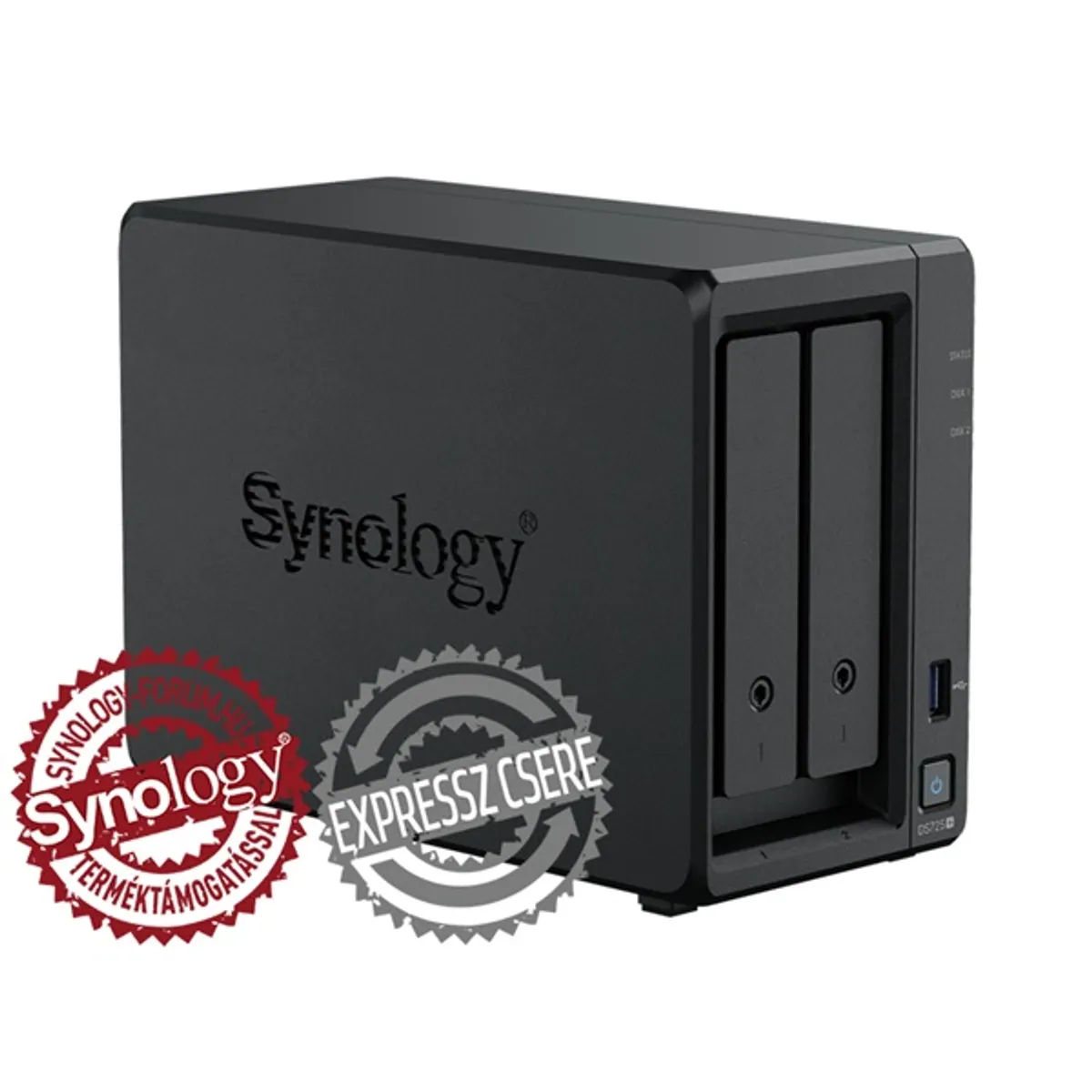 Synology DiskStation DS725+ (4GB) 2x SSD/HDD NAS + regisztrációs kártya #1