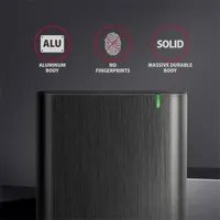 Axagon EE25-A6M USB 3.2 fekete csavar nélküli külső alumínium 2,5" HDD/SSD ház #7