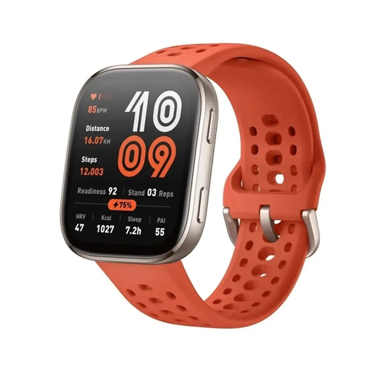 Amazfit BIP 6 piros okosóra #1