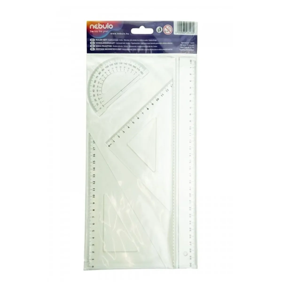 Nebulo 4db-os vonalzókészlet #1