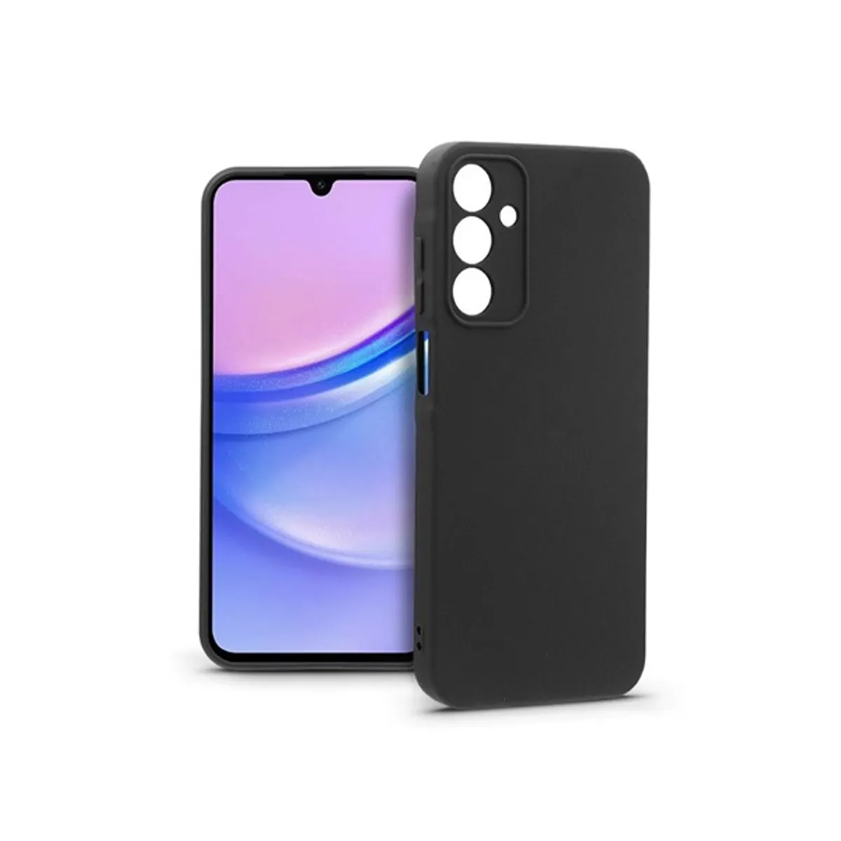 Haffner HF649416 Samsung Galaxy A15 4G/Galaxy A15 5G fekete szilikon hátlap #1