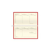 Kalendart Classic 2026 C030 bordó heti beosztású fekvő zsebnaptár #2