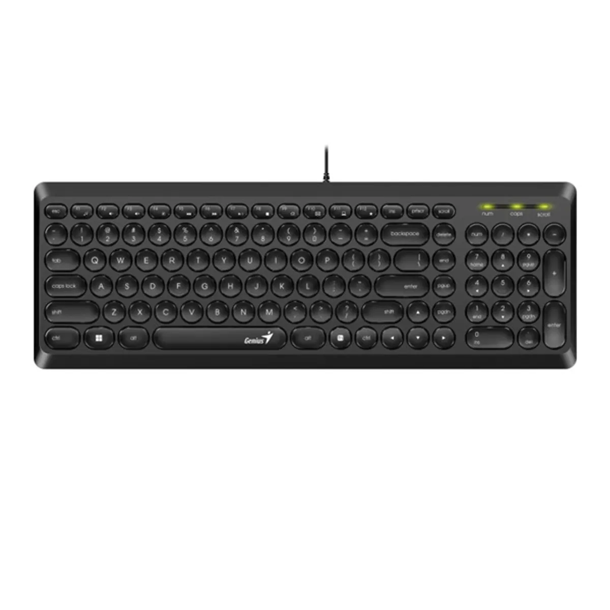 Genius SlimStar Q200 HUN USB fekete billentyűzet #1