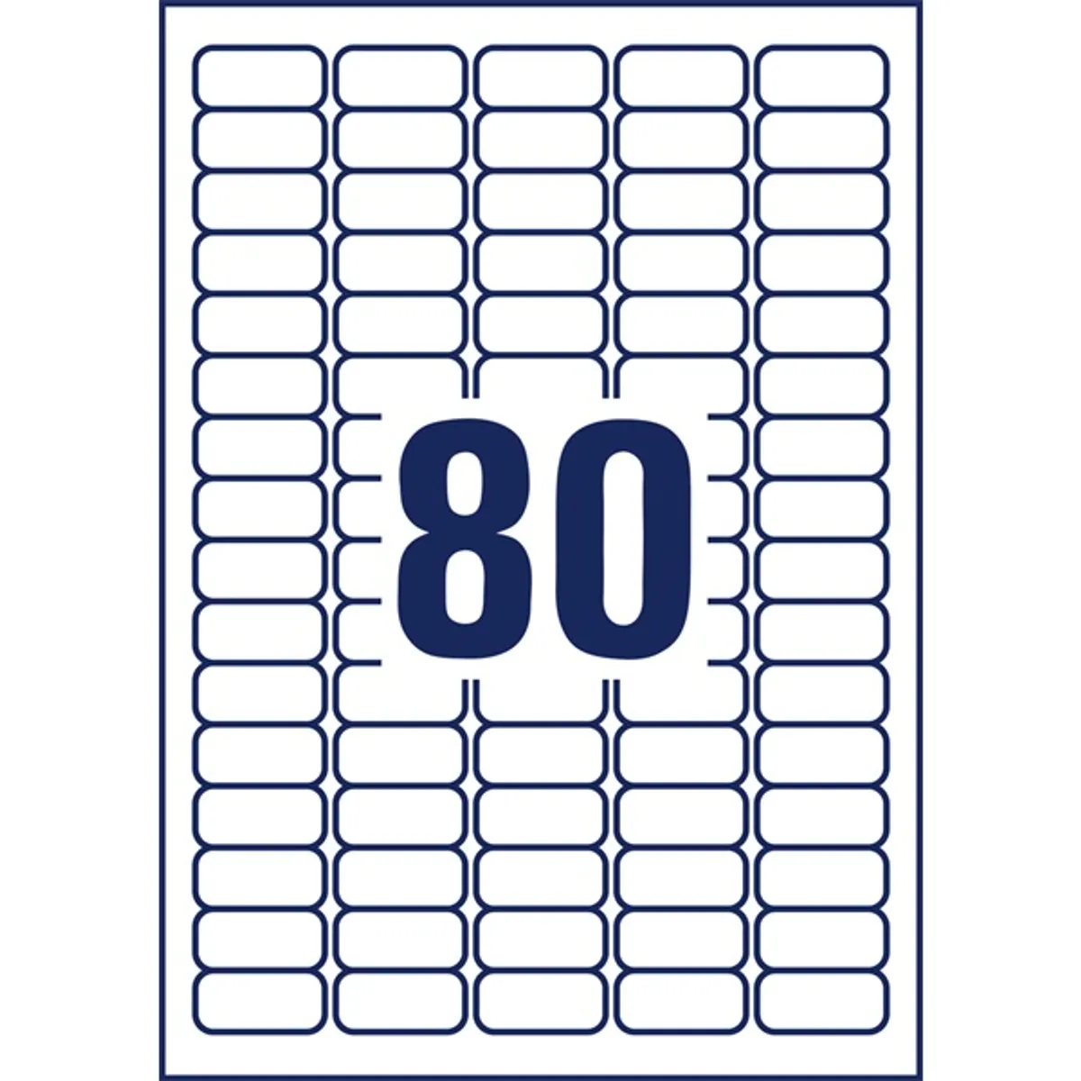 Avery L4732REV-65 35,6x16,9 mm visszaszedhető univerzális 50+15 lap 5200 db-os etikett #3