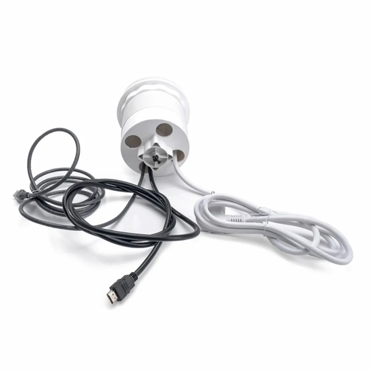 TOO PPS-100-4W IP20,4x 2P+F,HDMI,RJ45,2x USB-A,Qi töltés,hidraulikus,fehér asztalba süllyeszt. elosztó #9